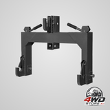 3-Point quick hitch with 2 in receiver, 3000 lbs lift capacity, 3-Pt hitch with 5 level adjustable bolt, adaptation to