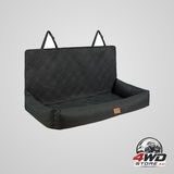 Dog car seat, waterproof dog booster seat for car, pet car seat with clip-on safety leash, PP cotton filling, dog car bed