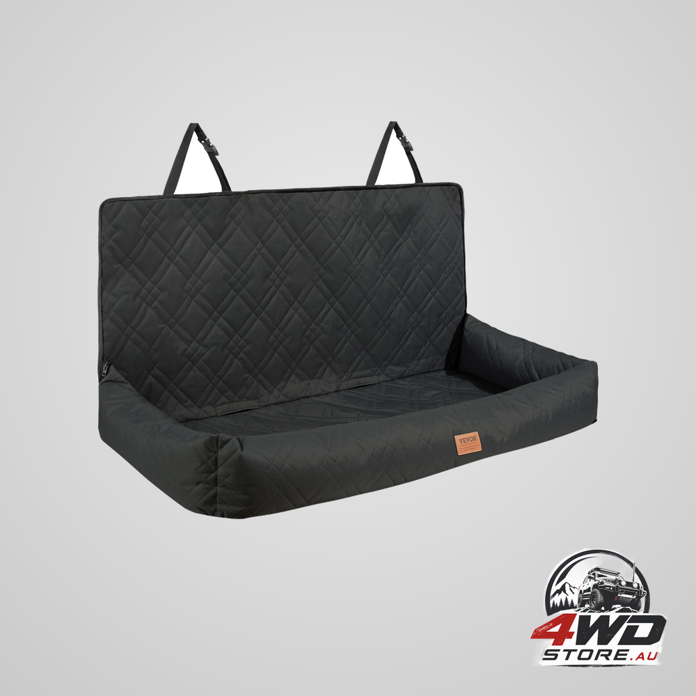 Dog car seat, waterproof dog booster seat for car, pet car seat with clip-on safety leash, PP cotton filling, dog car bed