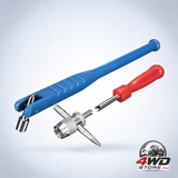 3Pcs car tyre valve stem puller base quick remover tyre repair installer tool
