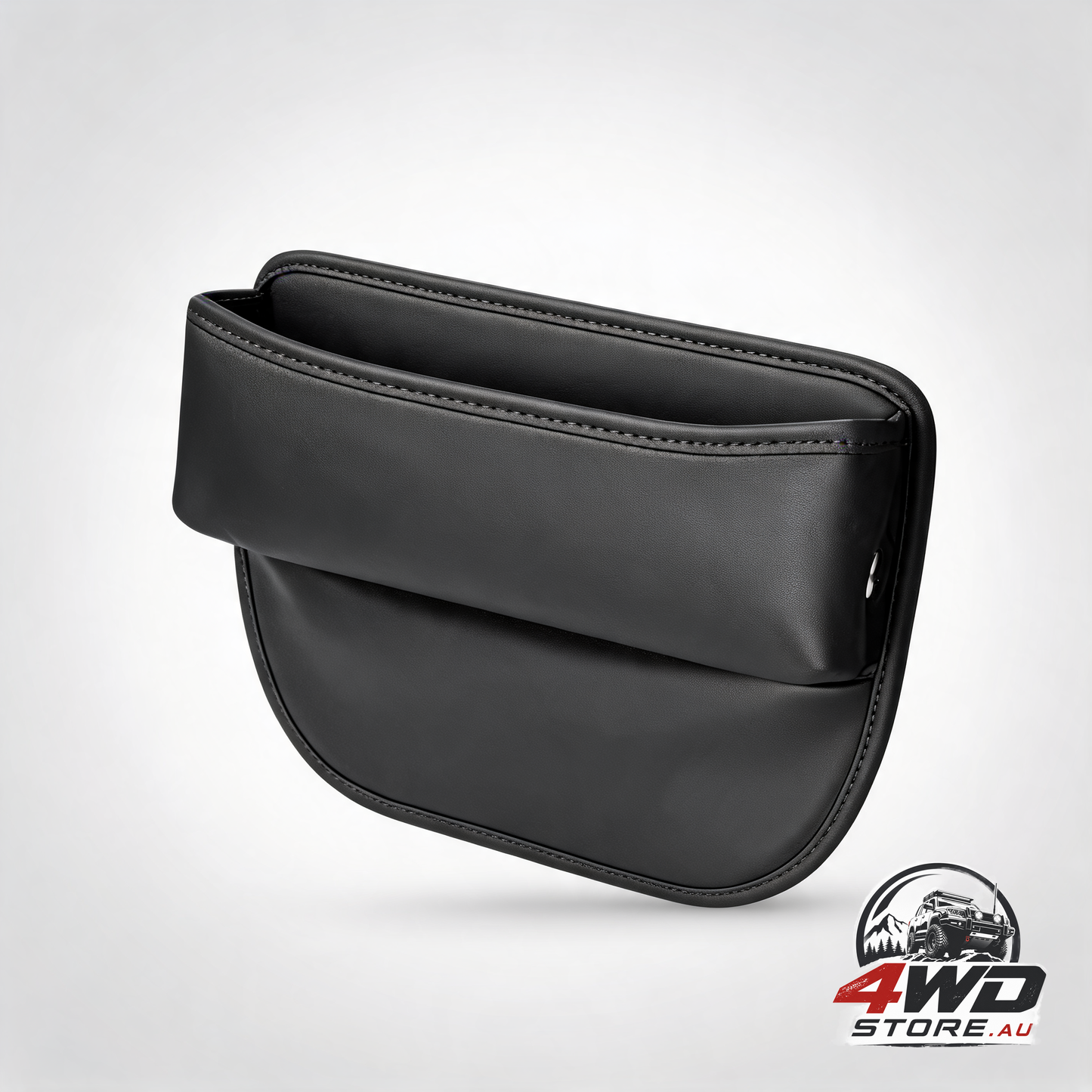 Universal gap storage organiser box for vehicle front console side slot