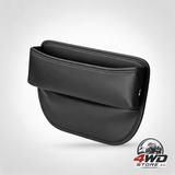 Universal gap storage organiser box for vehicle front console side slot