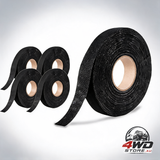 4Pcs 19Mmx 15M adhesive cloth fabric tape cable loom wiring harness for car auto
