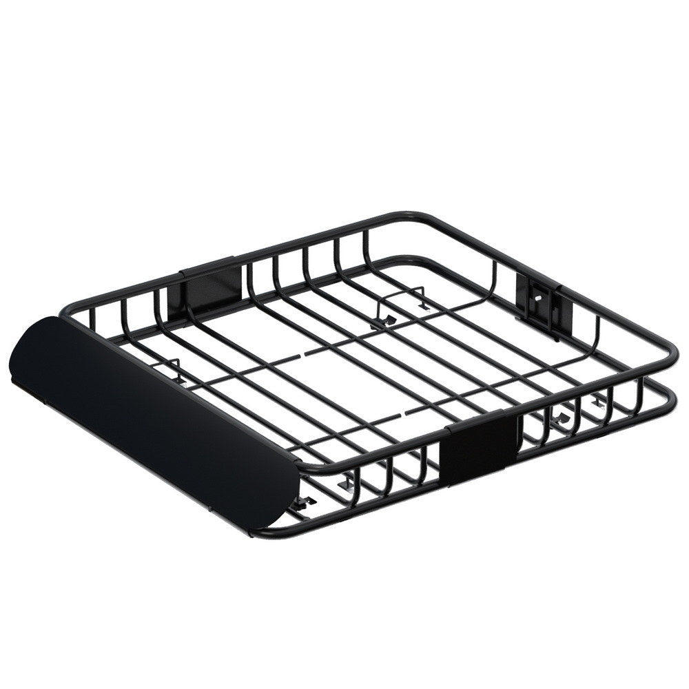 Giantz universal car roof rack basket black — view 3