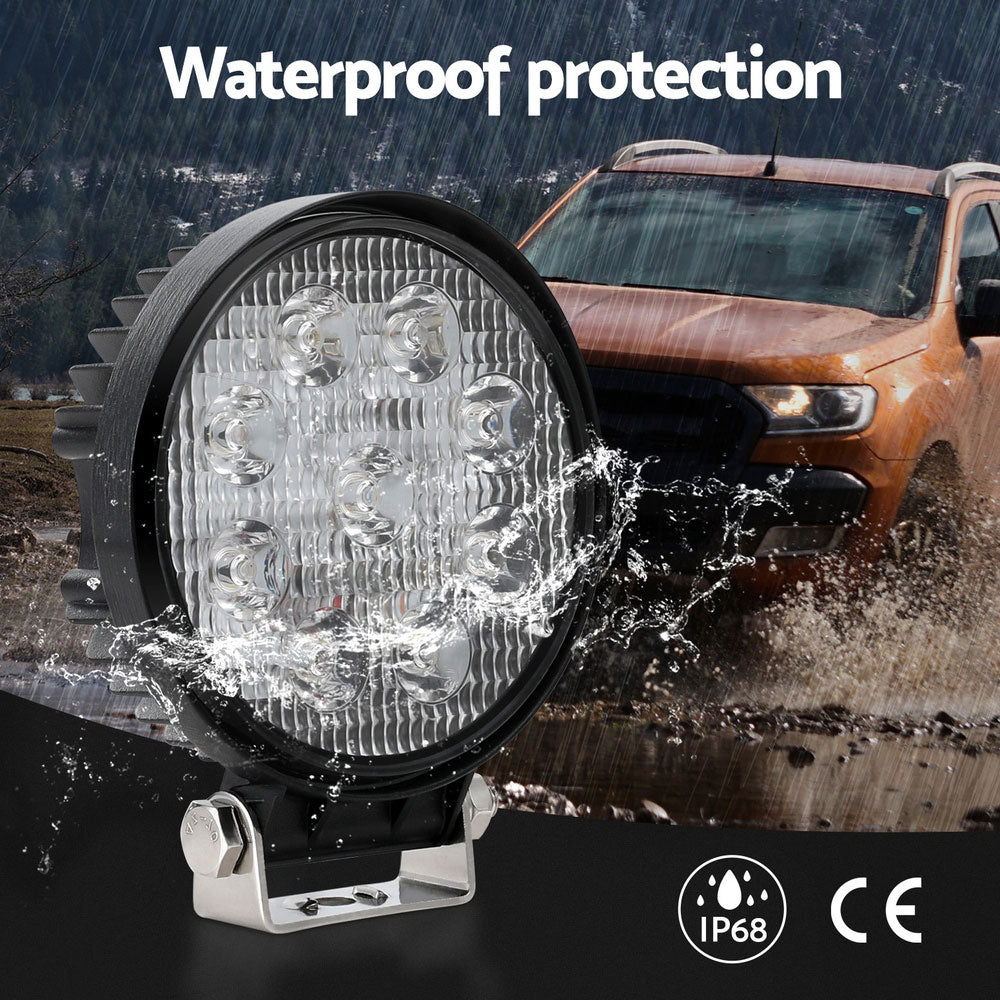Giantz Pair LED Driving Lights Flood — view 6