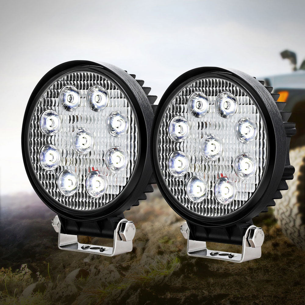 Giantz Pair LED Driving Lights Flood — view 8