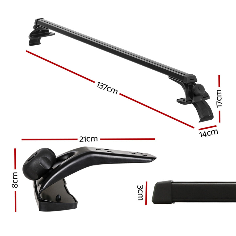 Universal Car Roof Racks Pod Aluminium — view 3