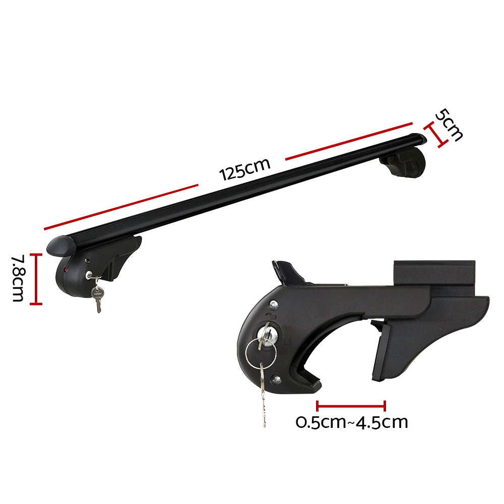 Universal Adjustable Aluminium Roof Rack Bars — view 3