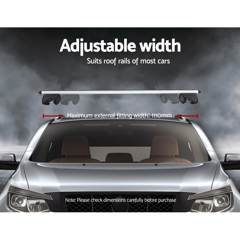 Universal Aluminium Roof Rack Cross Bars — view 6