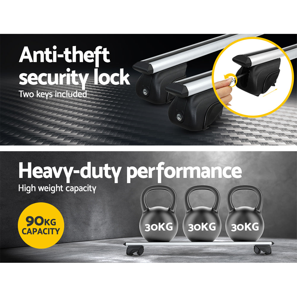 Universal Aluminium Roof Rack Cross Bars — view 7