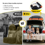 Giantz rooftop cargo bag 15 cubic ft waterproof — view 7