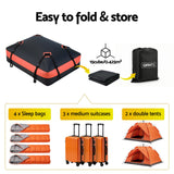 Giantz rooftop cargo bag 15 cubic ft waterproof — view 10