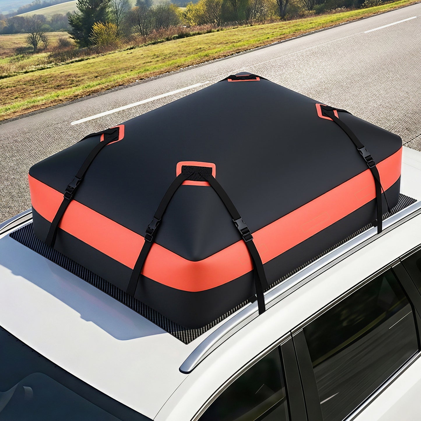 Giantz rooftop cargo bag 15 cubic ft waterproof — view 11