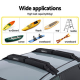 Giantz kayak roof rack pads universal — view 6