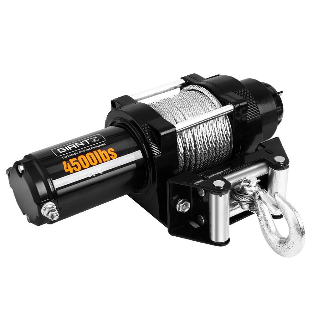 Giantz 4500LBS Electric Car Winch — view 2