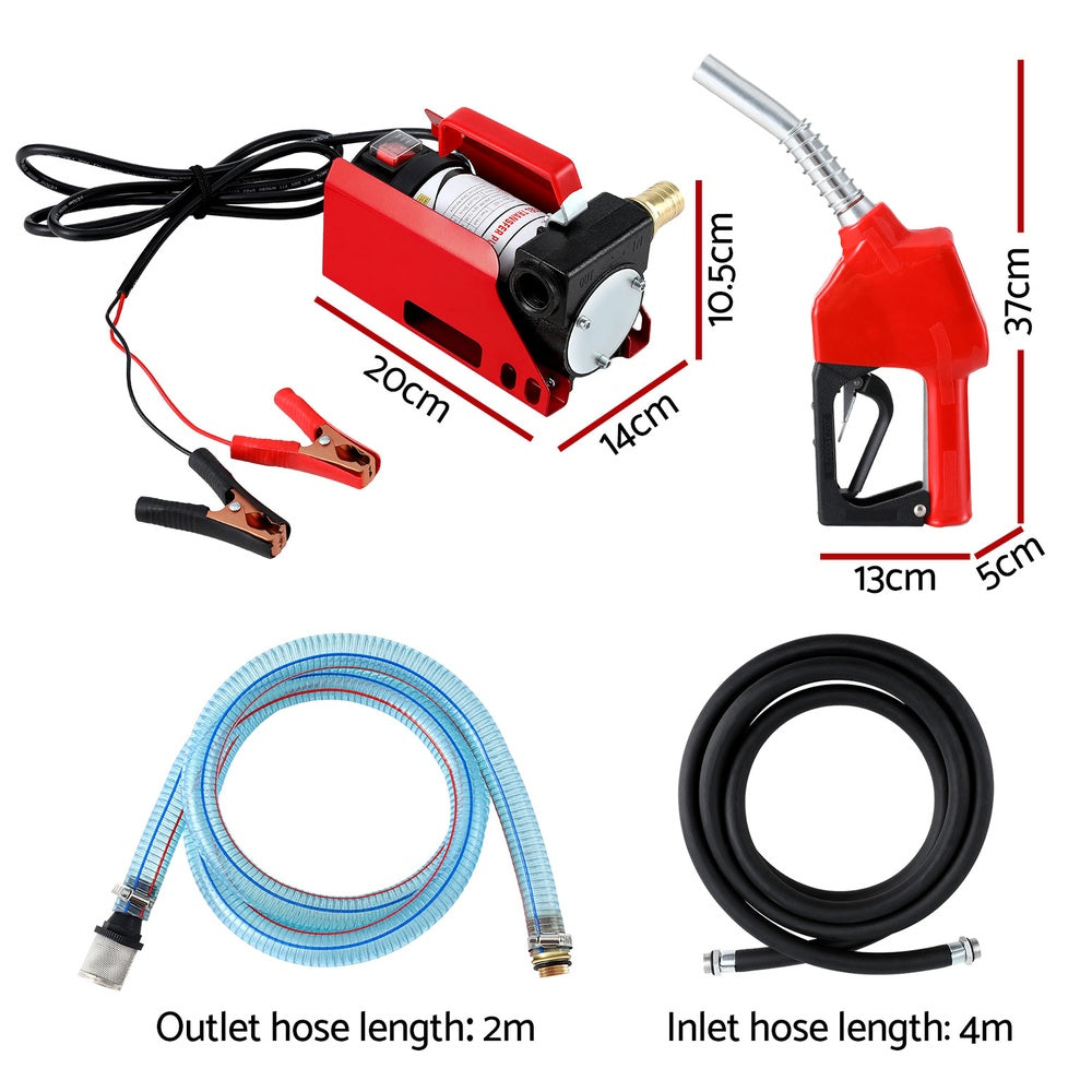 Giantz Fuel Transfer Pump Electric Diesel — view 3