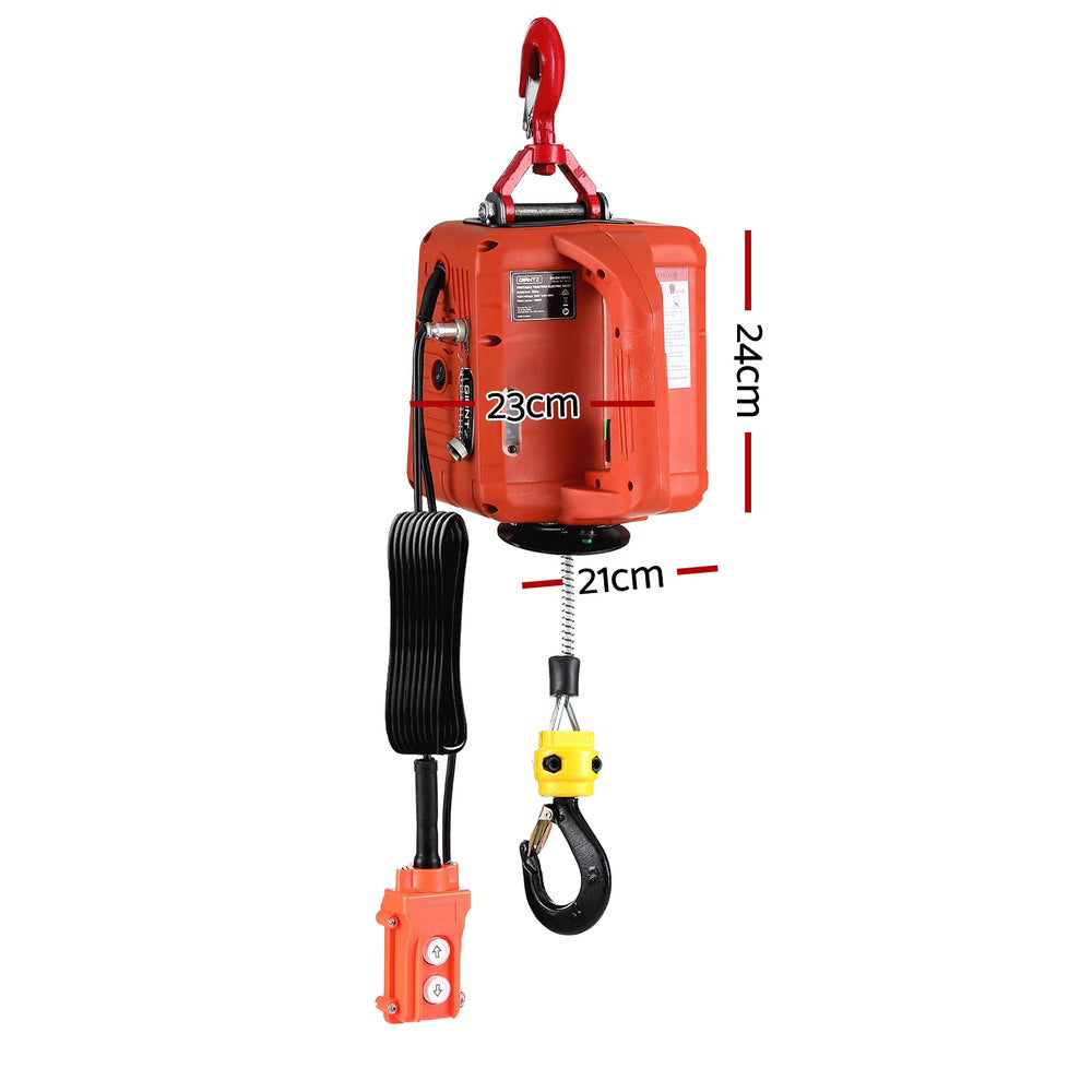Giantz Electric Hoist Winch 500KG Wired — view 3