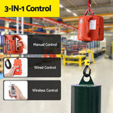 Giantz Electric Hoist Winch 500KG Wired — view 7