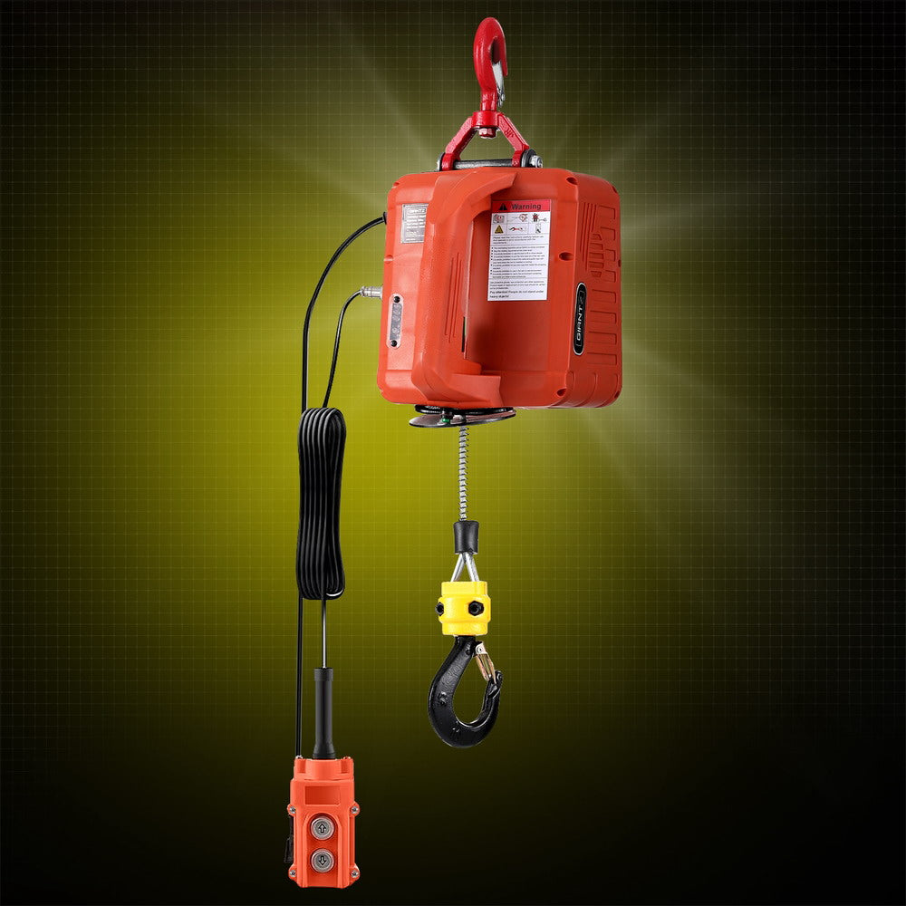 Giantz Electric Hoist Winch 500KG Wired — view 8
