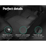 Weisshorn 3D Rubber Floor Mats Ford Ranger — view 6