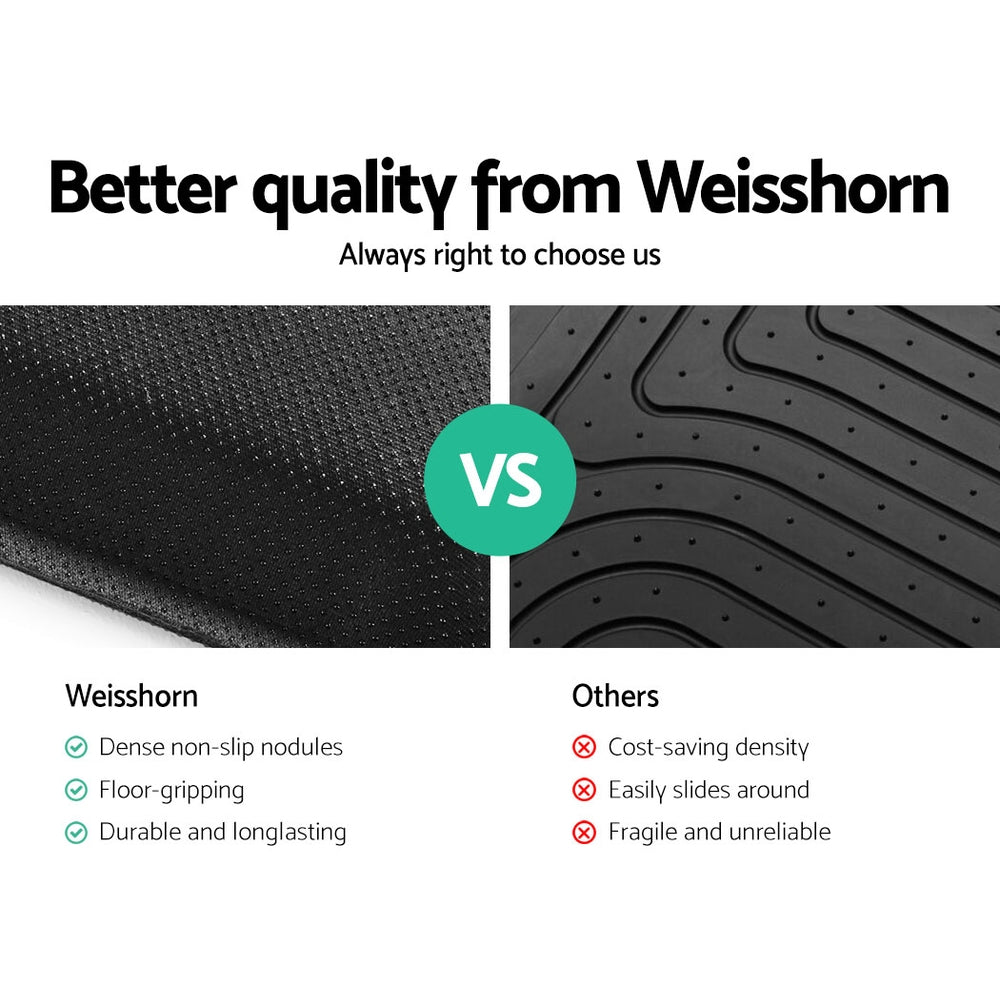 Weisshorn Rubber Floor Mats Mazda BT-50 — view 4