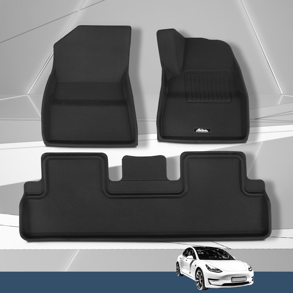 Weisshorn Rubber Floor Mats Tesla Model 3 — view 8