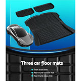 3-piece rubber mats Tesla Model 3 — view 5