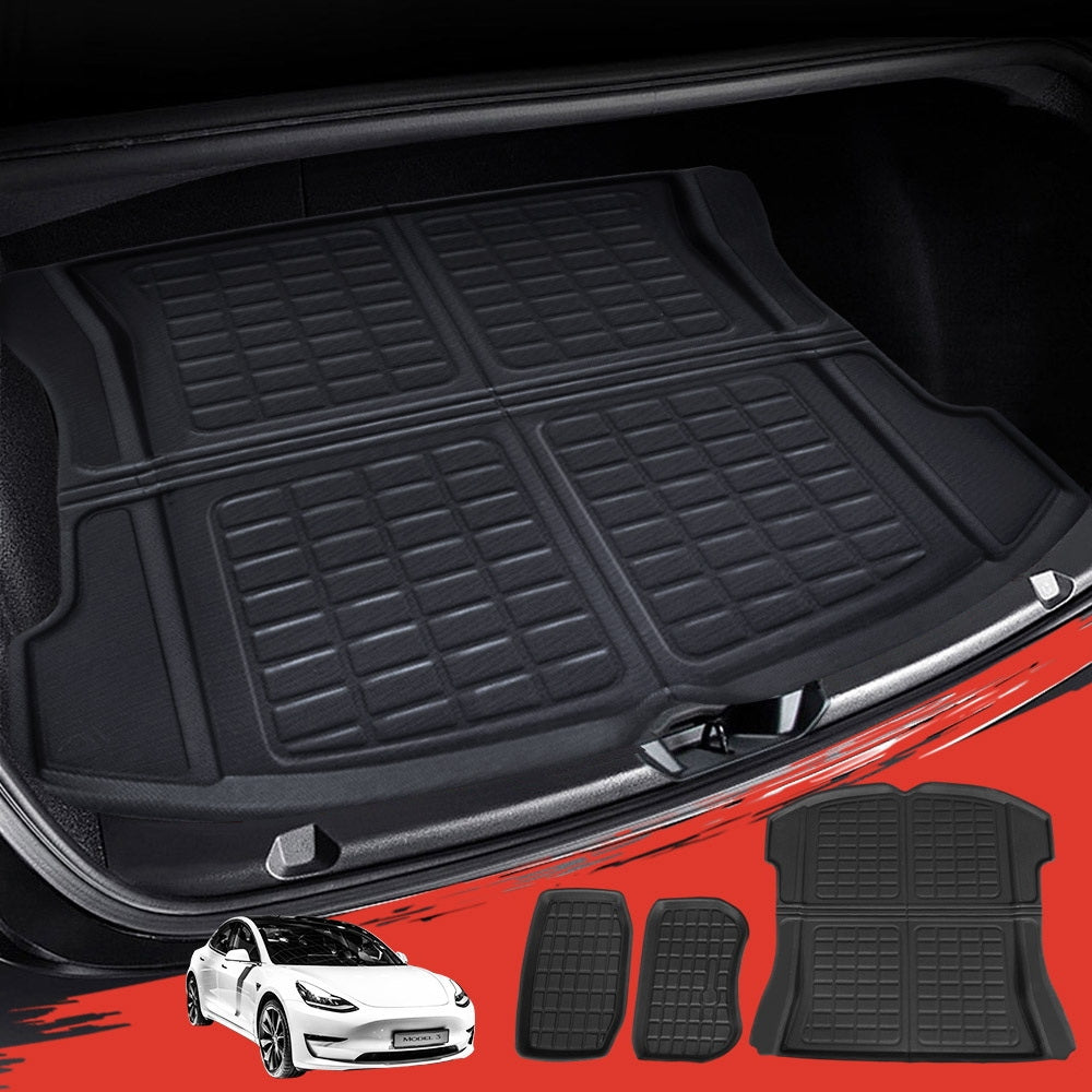 3-piece rubber mats Tesla Model 3 — view 8