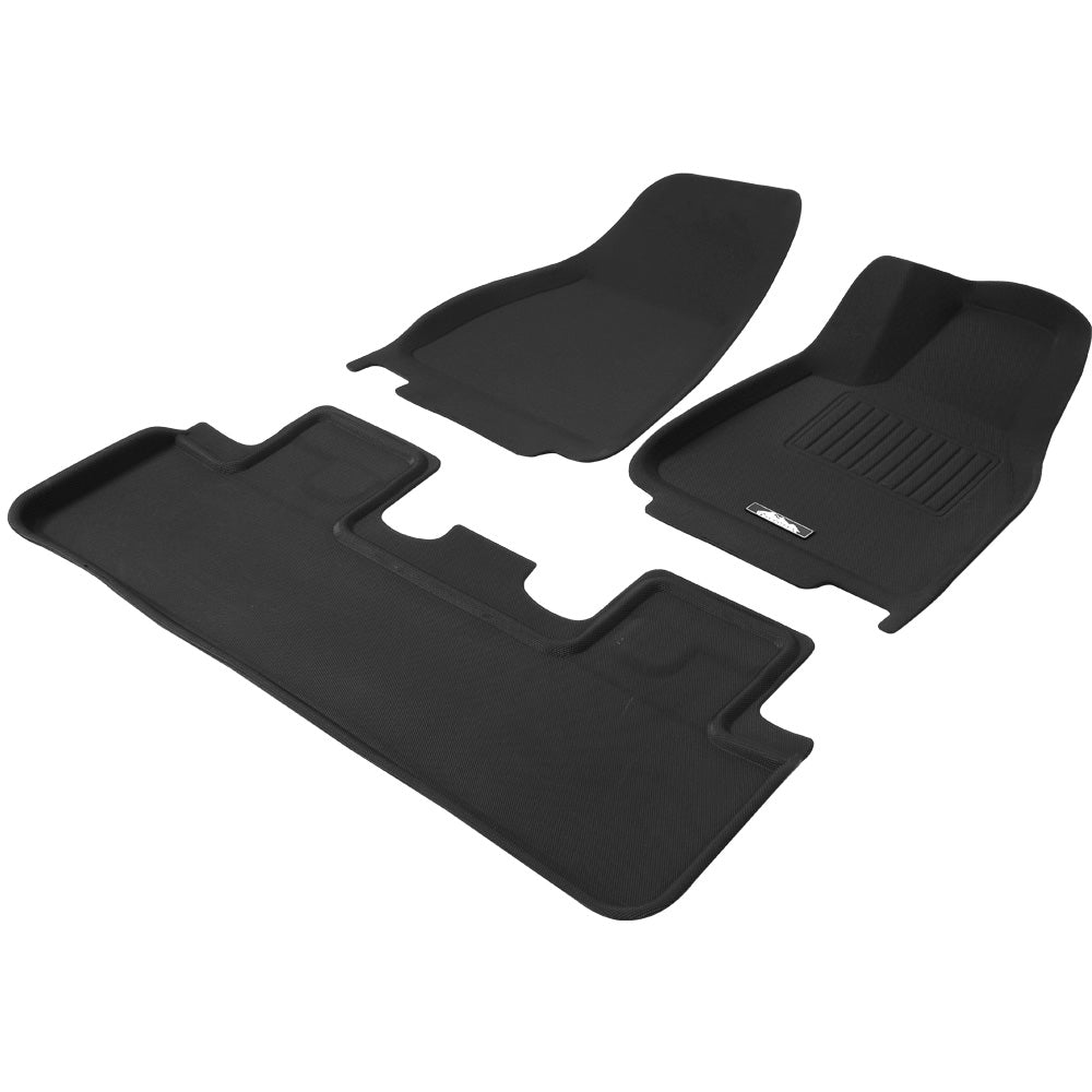 Weisshorn Tesla Model Y rubber mats set — view 3