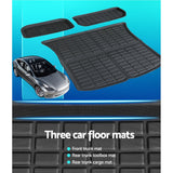 Tesla Model Y 2021-2024 boot liner floor mat — view 5