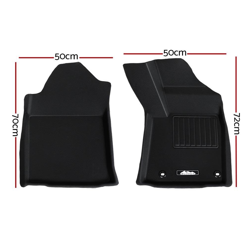 Weisshorn rubber floor mats Toyota Hilux — view 3