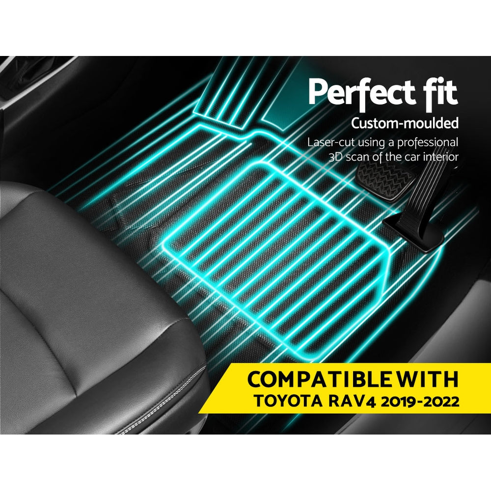 Weisshorn Rubber Floor Mats Toyota RAV4 — view 4