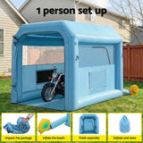 Giantz inflatable paint booth 2.5x2.5x3m 550W — view 6