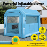 Giantz inflatable paint booth 2.5x2.5x3m 550W — view 8