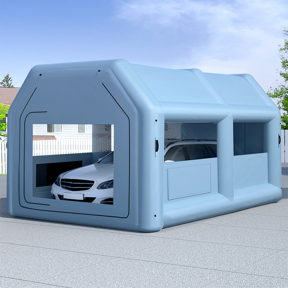 Giantz Inflatable Spray Booth Car Paint — view 8
