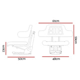 Giantz PU Leather Digger Tractor Seat — view 3