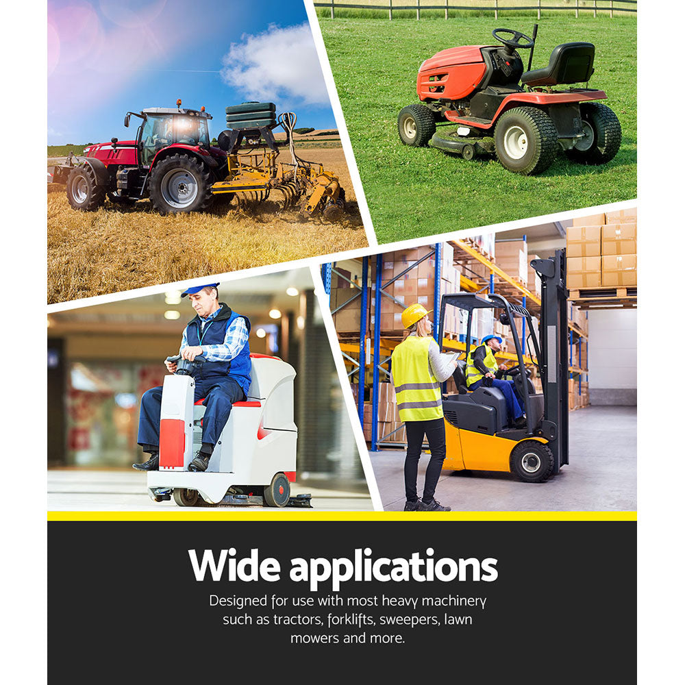 Giantz PU Leather Tractor Suspension Seat — view 7