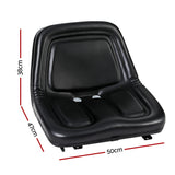 Giantz Tractor Seat Forklift Excavator Universal — view 3