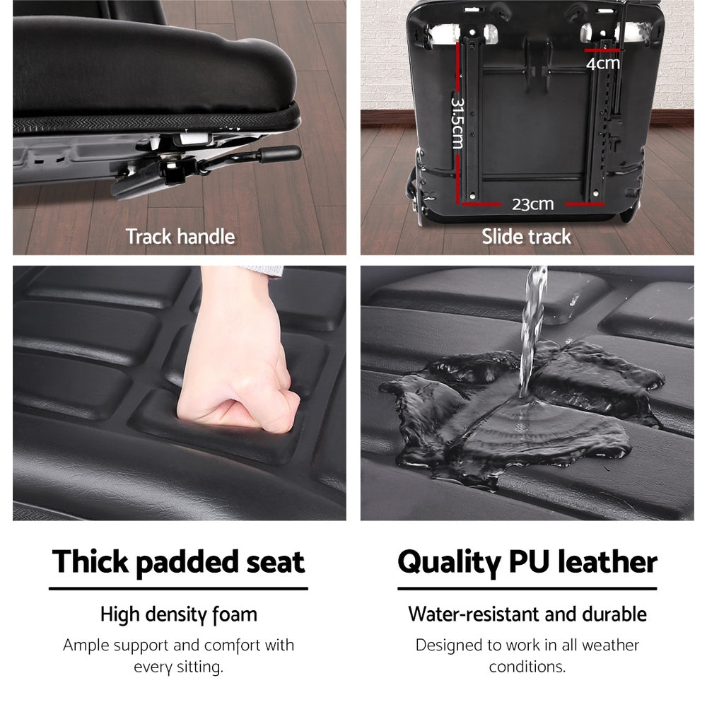 Giantz PU Tractor Seat Backrest — view 6