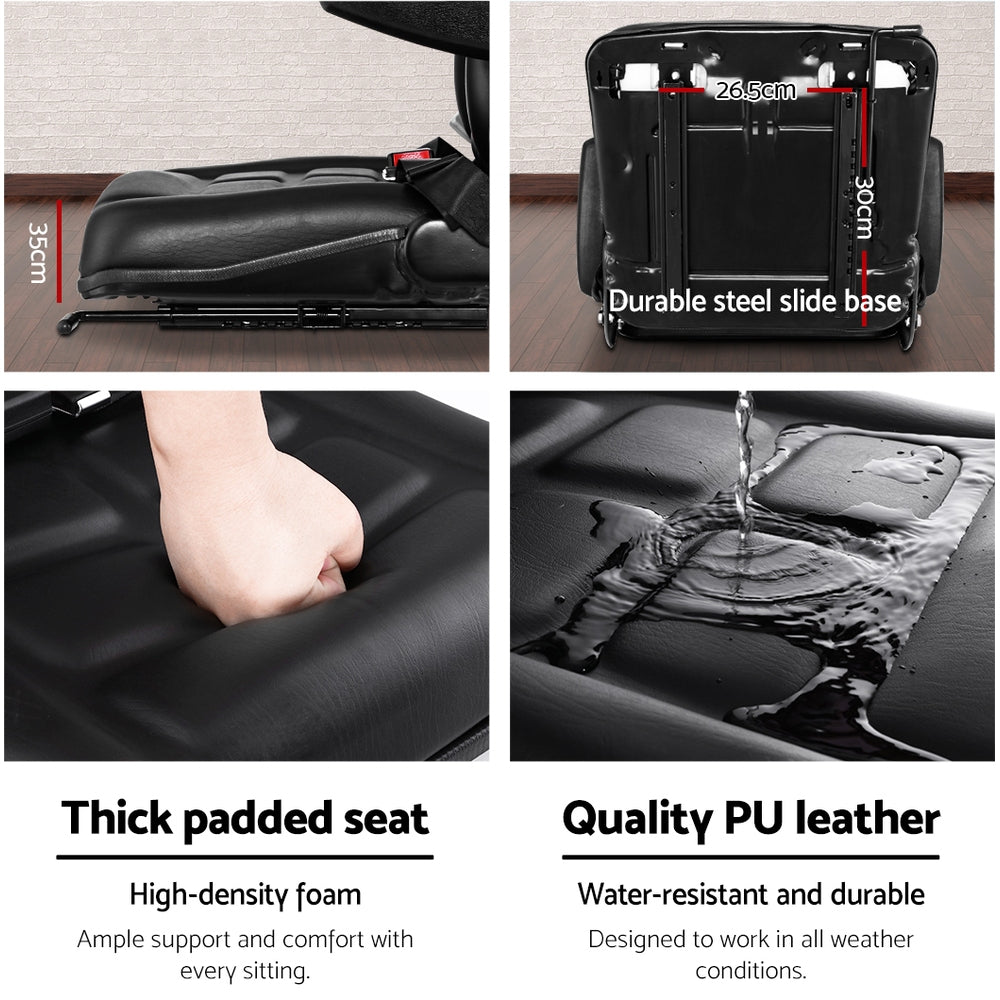 Giantz Suspension Tractor Seat Armrest — view 6