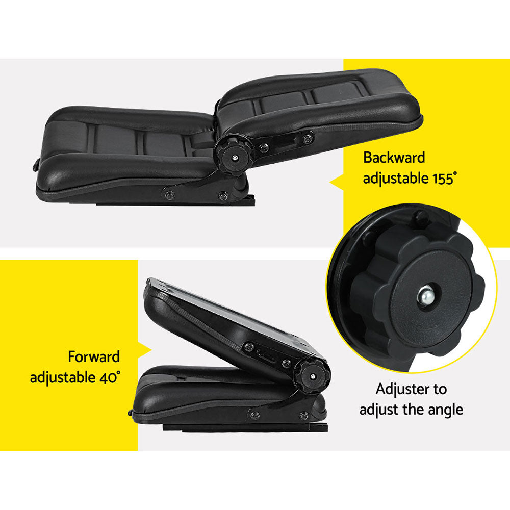 Giantz universal tractor seat adjustable — view 7