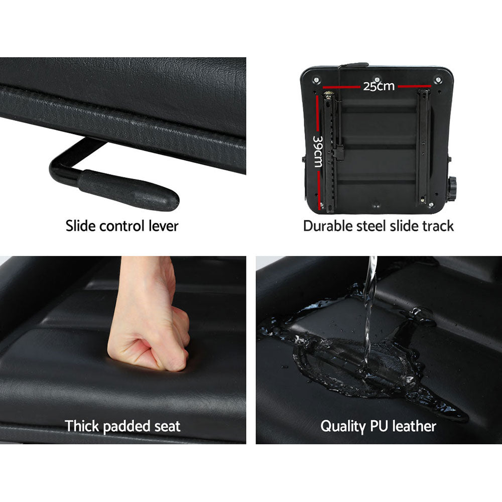 Giantz universal tractor seat adjustable — view 8