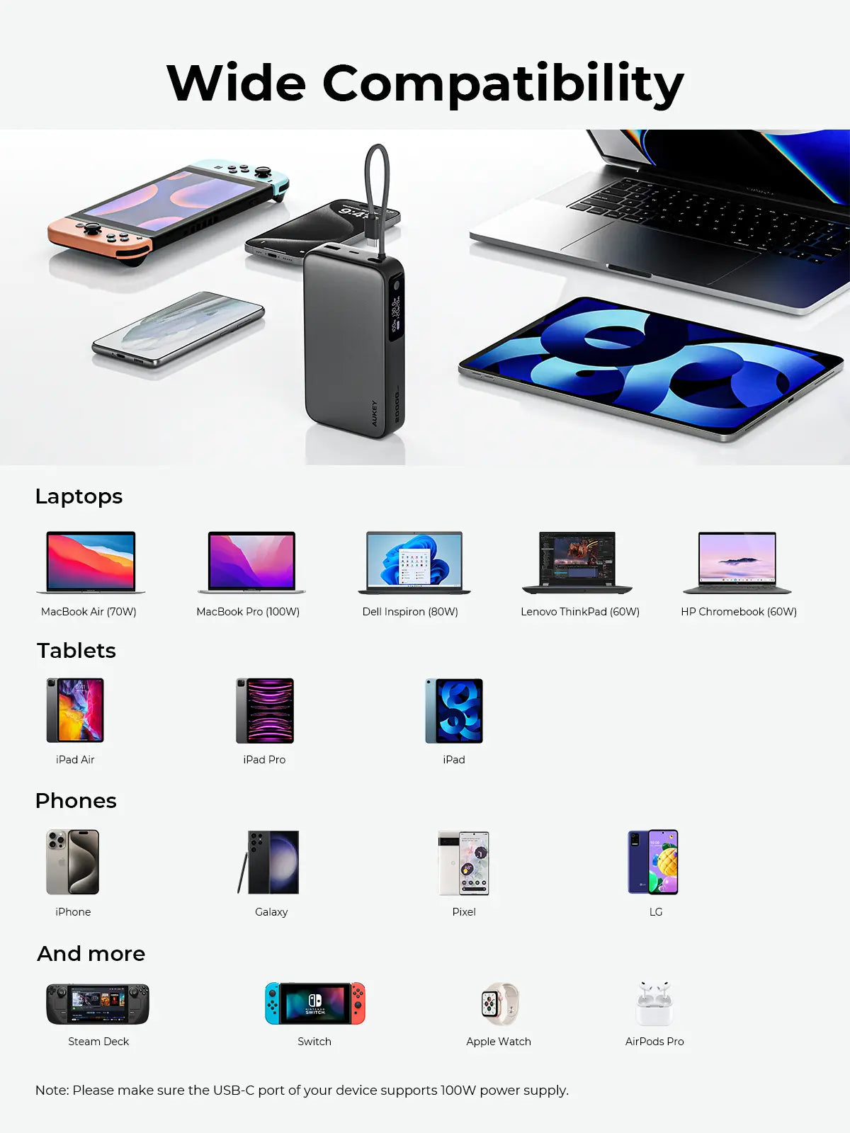 Aukey Spark Sling 20000 Compact — view 10