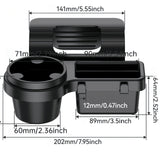 Car door storage cup holder organiser — view 9