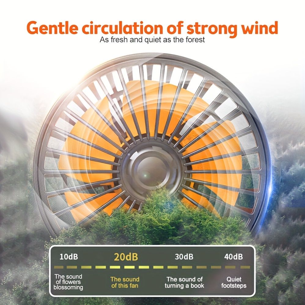 3-head car circulating fan — view 11