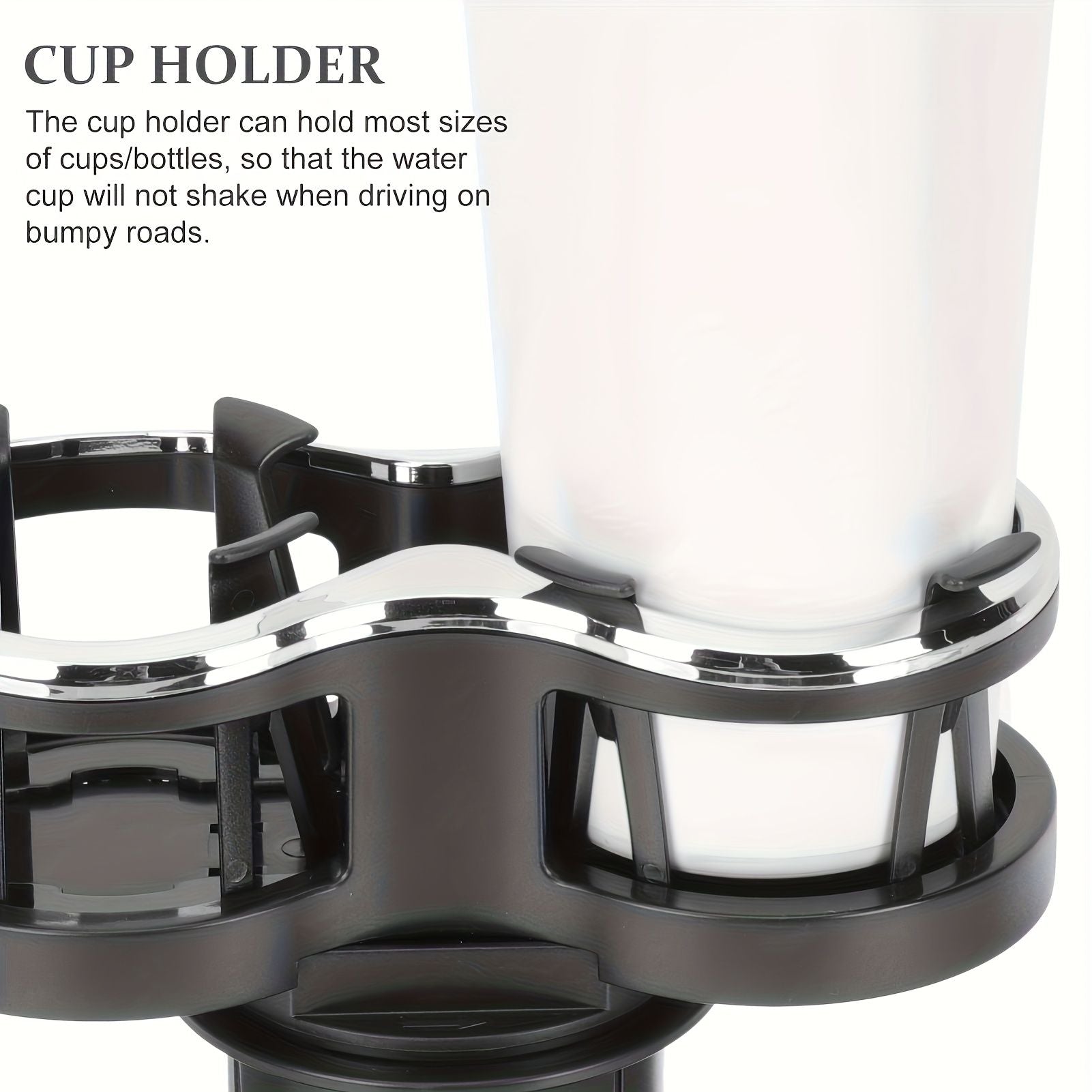 Universal car cup holder expander — view 9