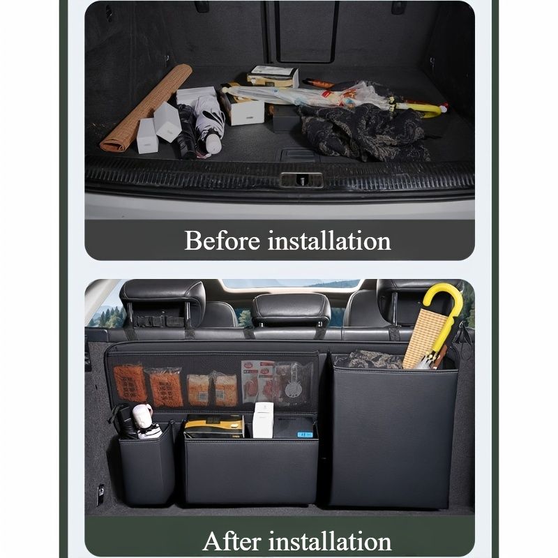 Car boot organiser with compartments — view 5