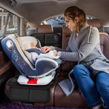 Child car seat protector, black — view 8