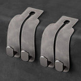 Leather car headrest double hook — view 10