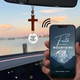 Bible verse rearview mirror cross ornament — view 5